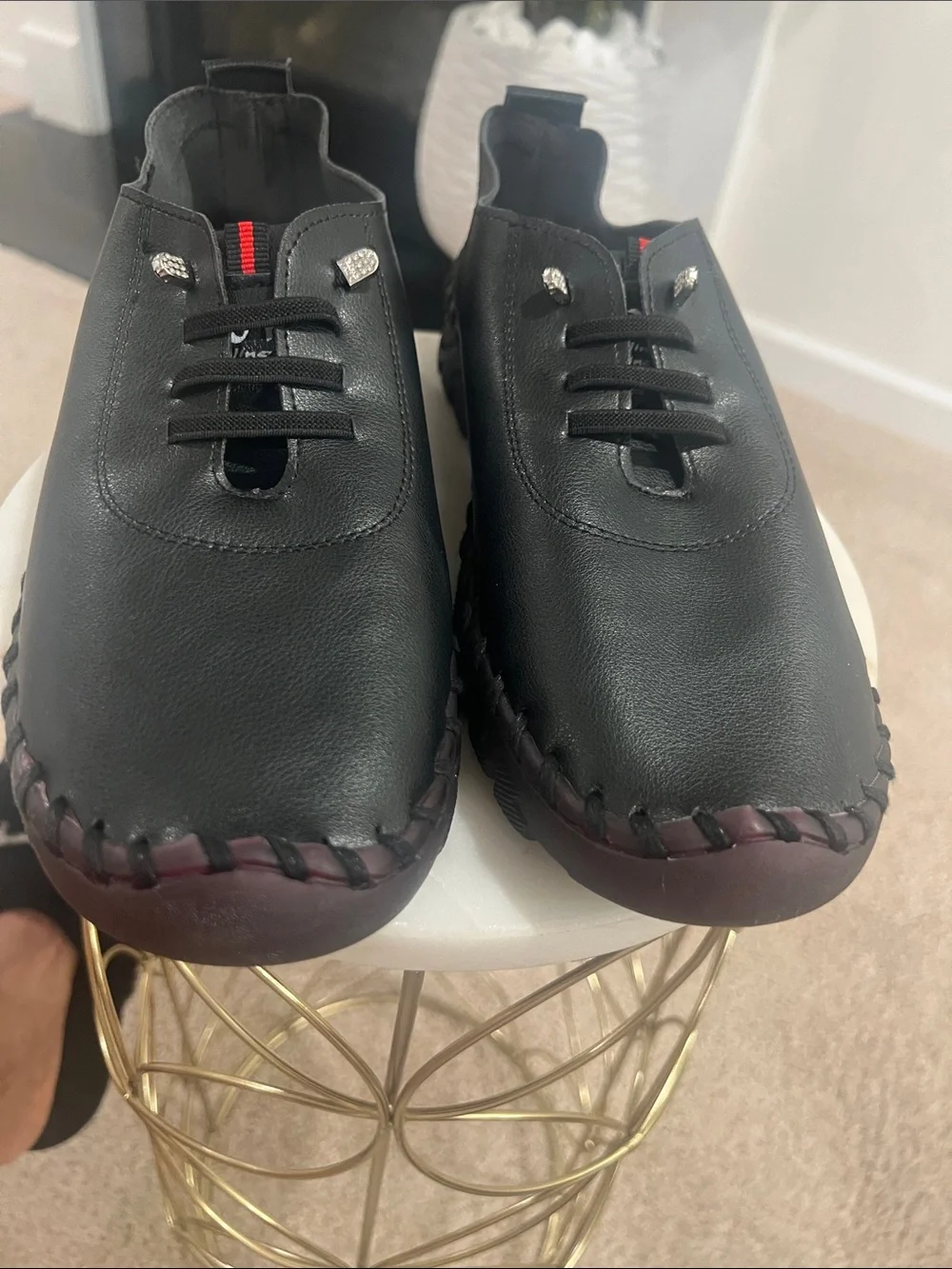 Men's Black Casual Slip-On Shoes - Comfortable Everyday Wear